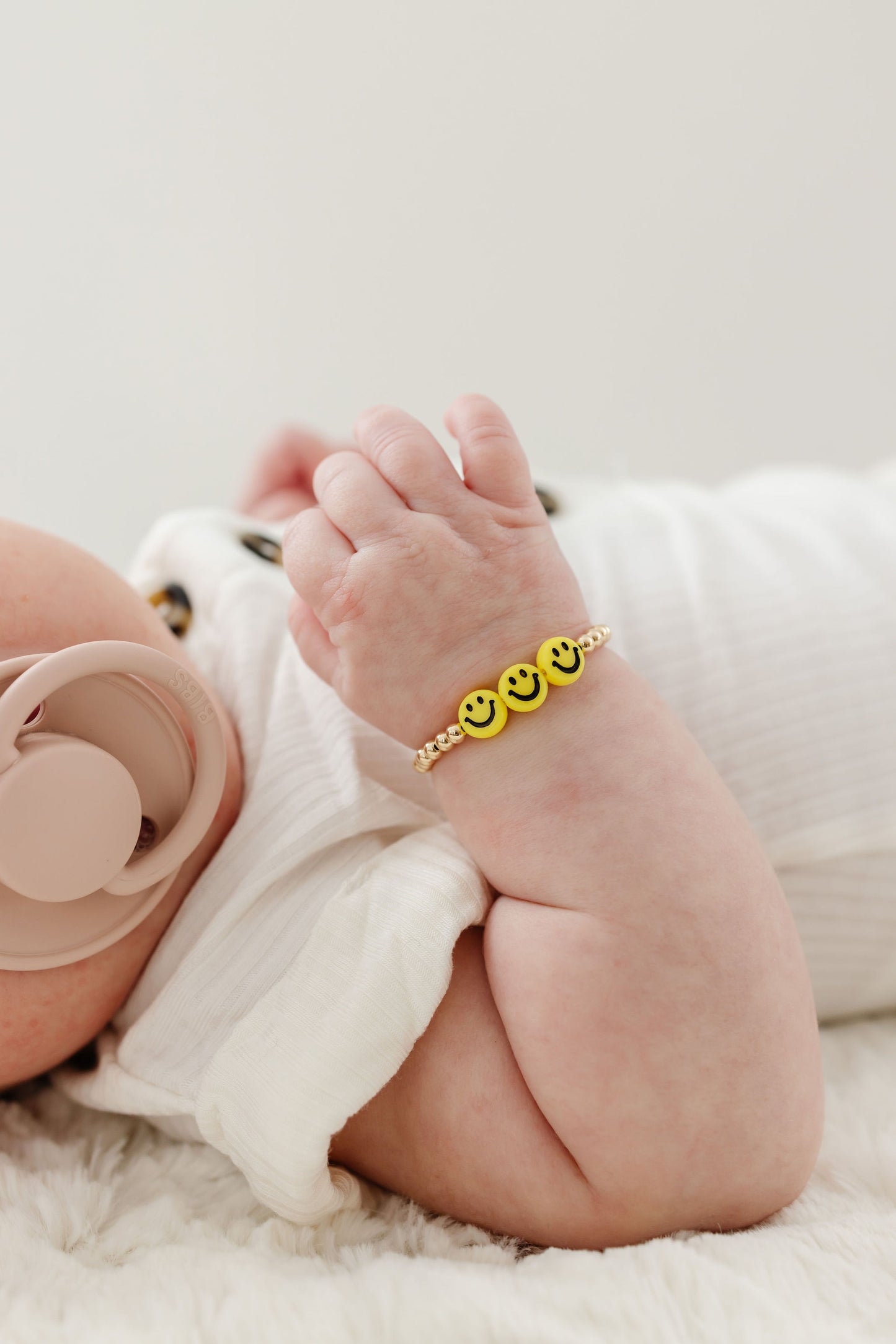22Kt Gold Black Beads Baby Bracelets | Raj Jewels